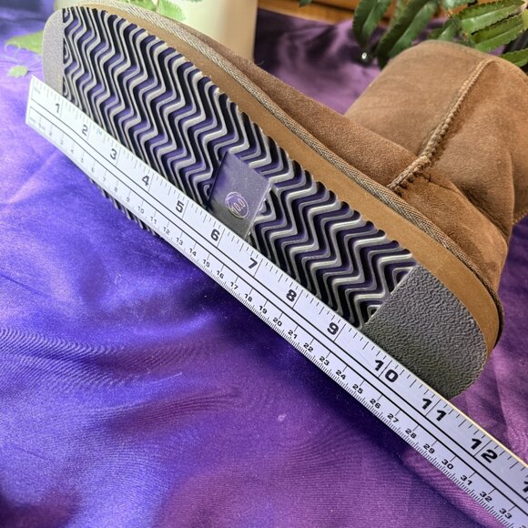 NWOT ๐Cozie Steps Water Repellent Sheepskin Suede Mid-Calf Boot - Picture 12 of 14